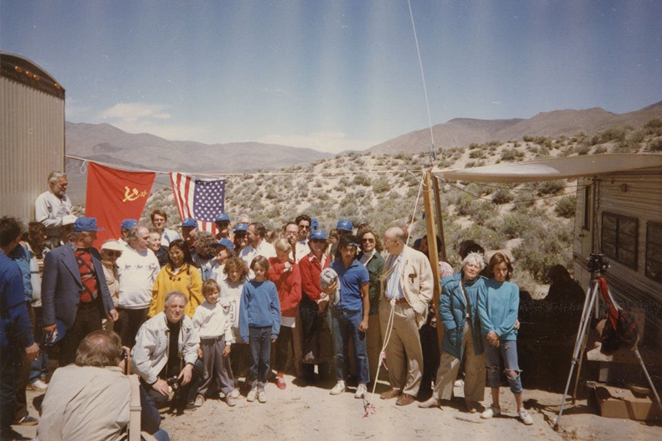 NRDC staff on a nuclear test–related trip to Nevada.